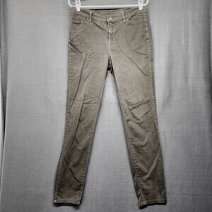 Juicy Couture Pants Women 10 Green Skinny Stretch Casual